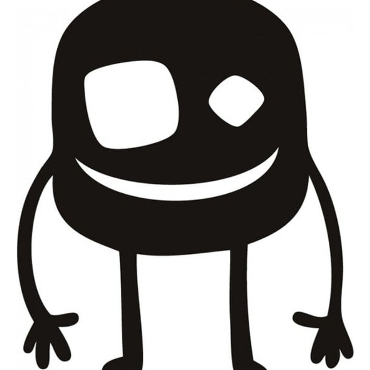 GENERICO - Decomural Square Eyed Monster Funny Halloween WS-17138