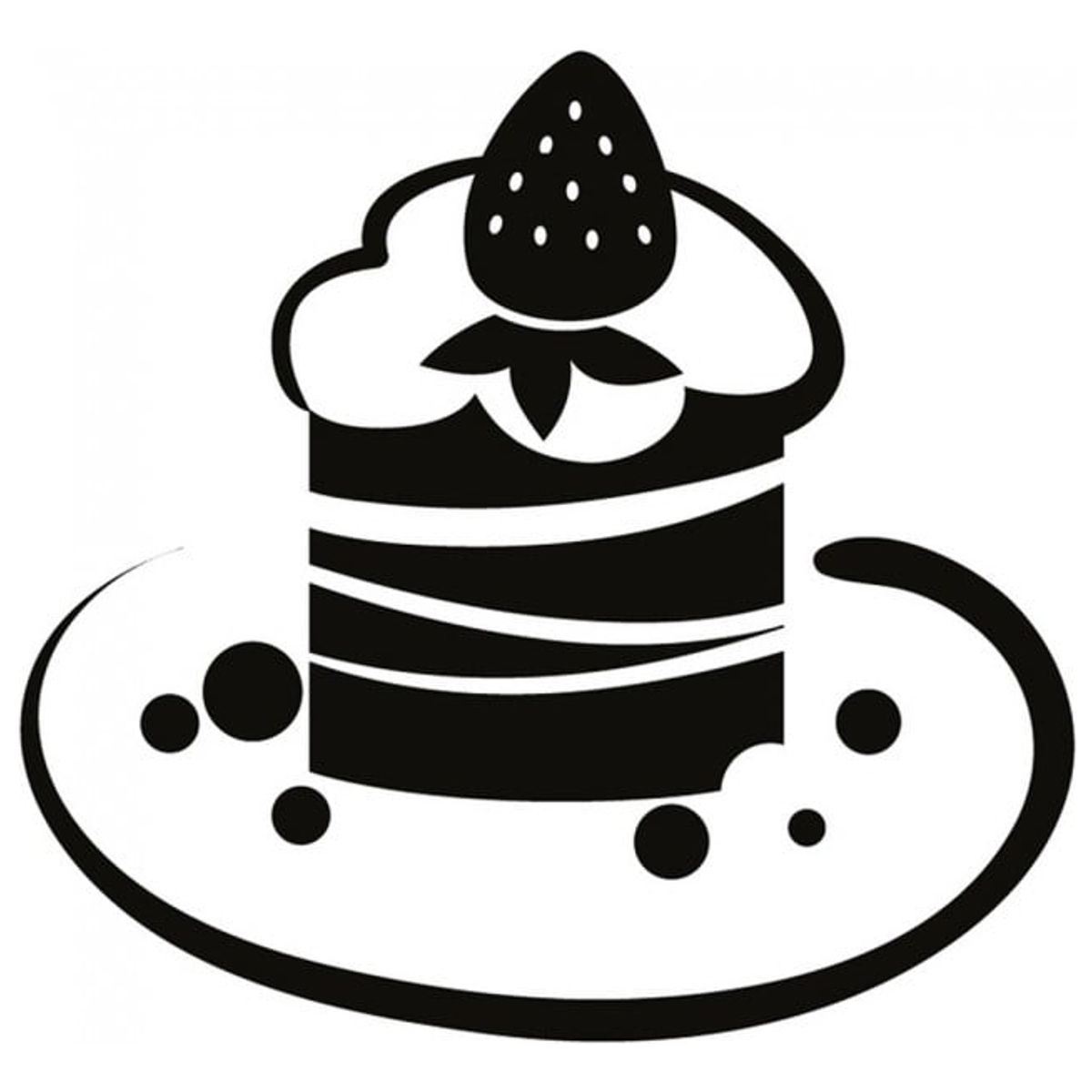 GENERICO - Decomural Strawberry Cake Kitchen Cafe WS-17153