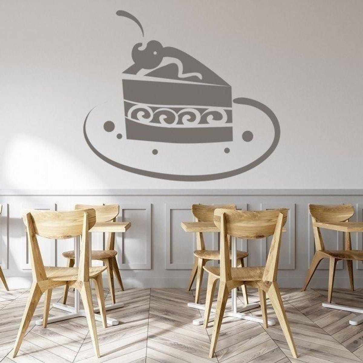 GENERICO - Decomural Slice Cake Kitchen Cafe WS-17157