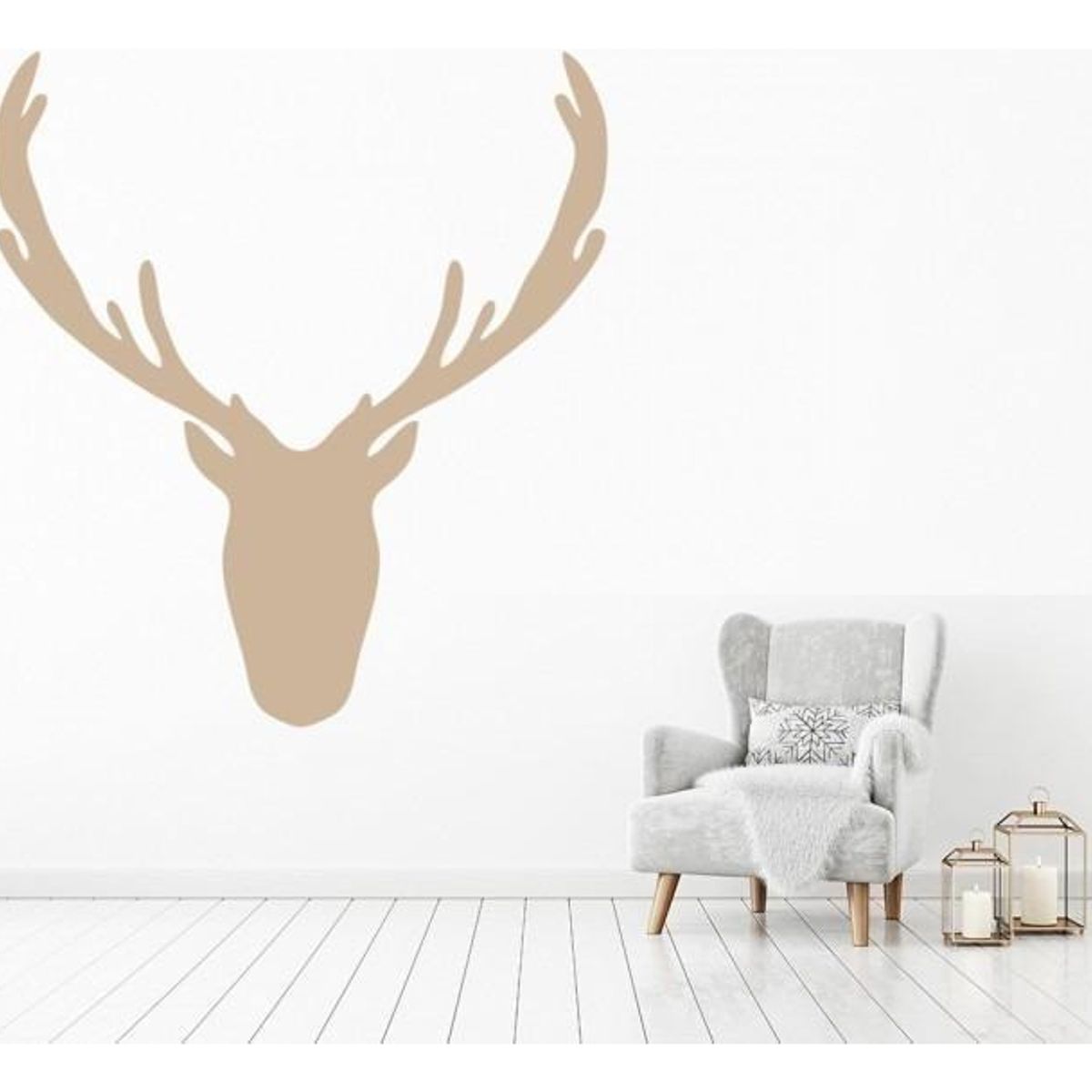 GENERICO - Decomural Deer Stag Head Woodland Animals WS-17169