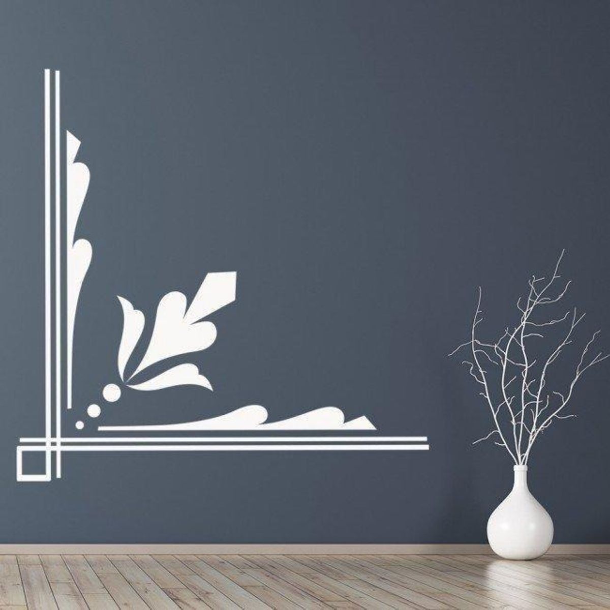 GENERICO - Decomural Floral Line Border Corner WS-17245