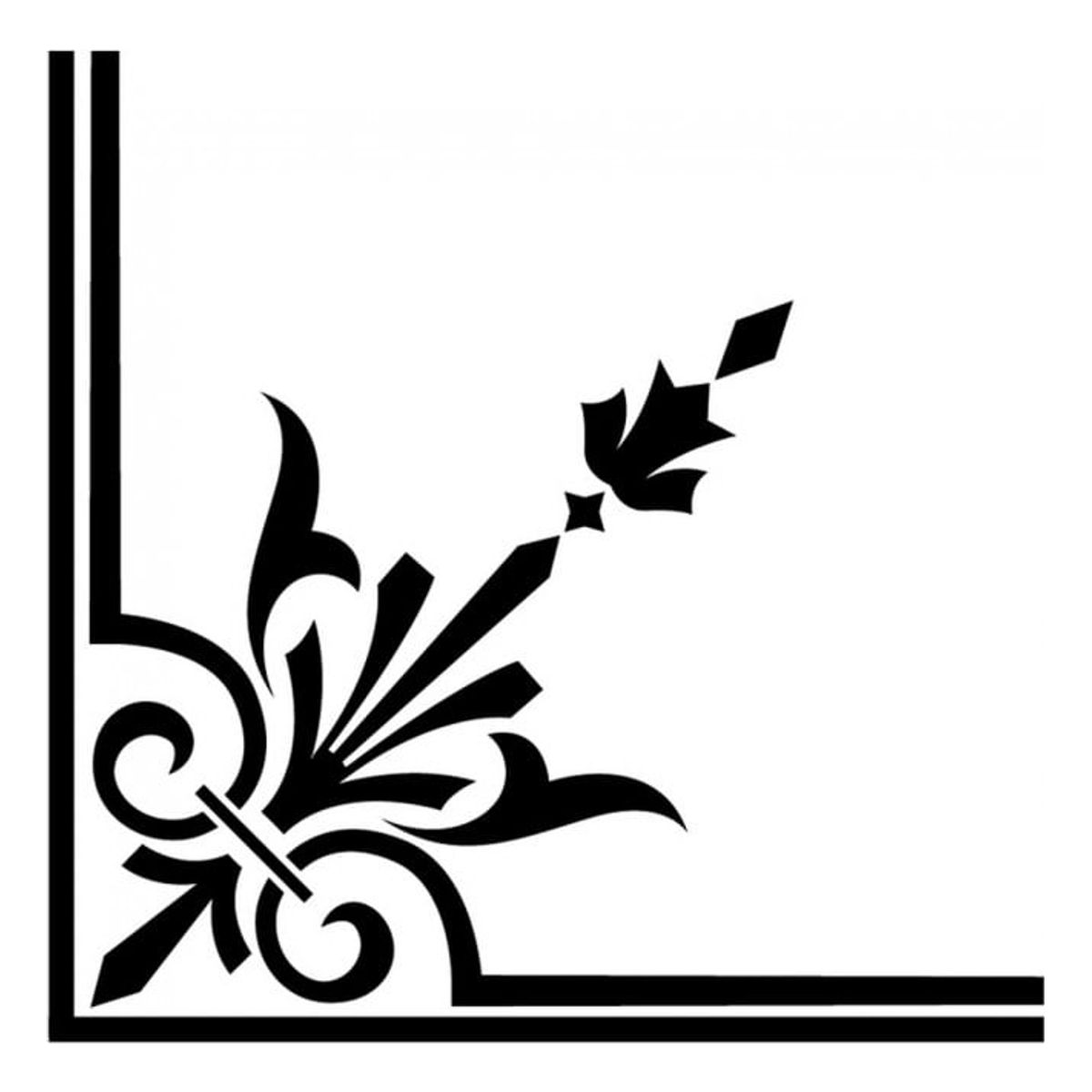 GENERICO - Decomural Corner Fleur De Lis WS-17250