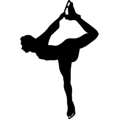 GENERICO - Decomural Figure Skater Dance Ice Skating WS-17266