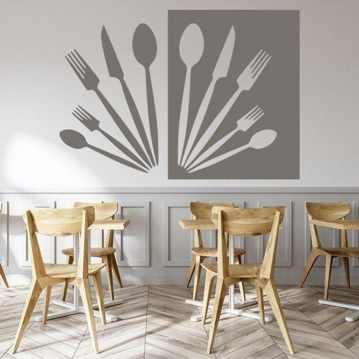 GENERICO - Decomural Knife Fork Spoon Kitchen WS-17288