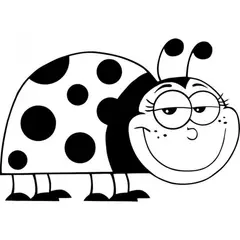 GENERICO - Decomural Cartoon Ladybird Childrens WS-17292