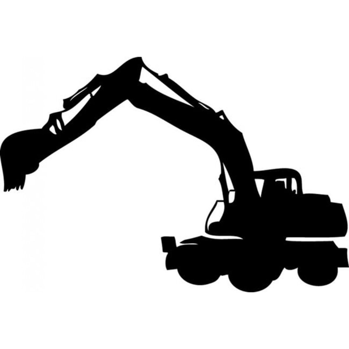 GENERICO - Decomural Large Digger Construction Building WS-17304
