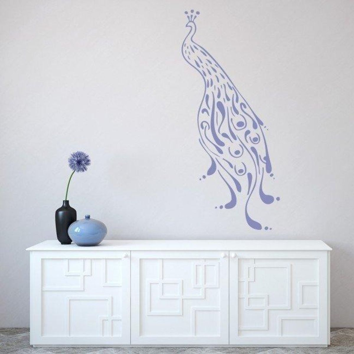 GENERICO - Decomural Peacock Bird WS-17306