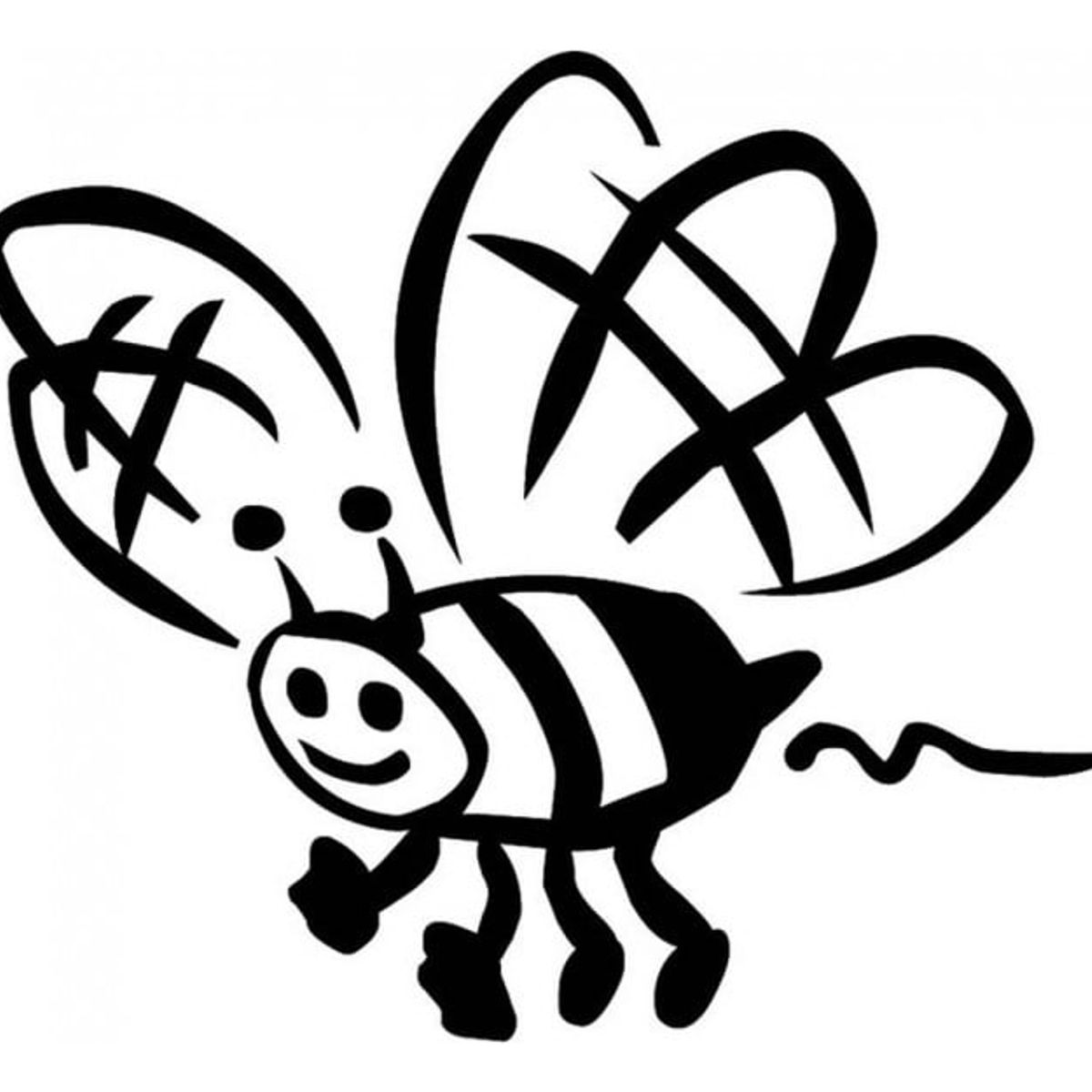 GENERICO - Decomural Cartoon Bumble Bee Childrens Insects WS-17323