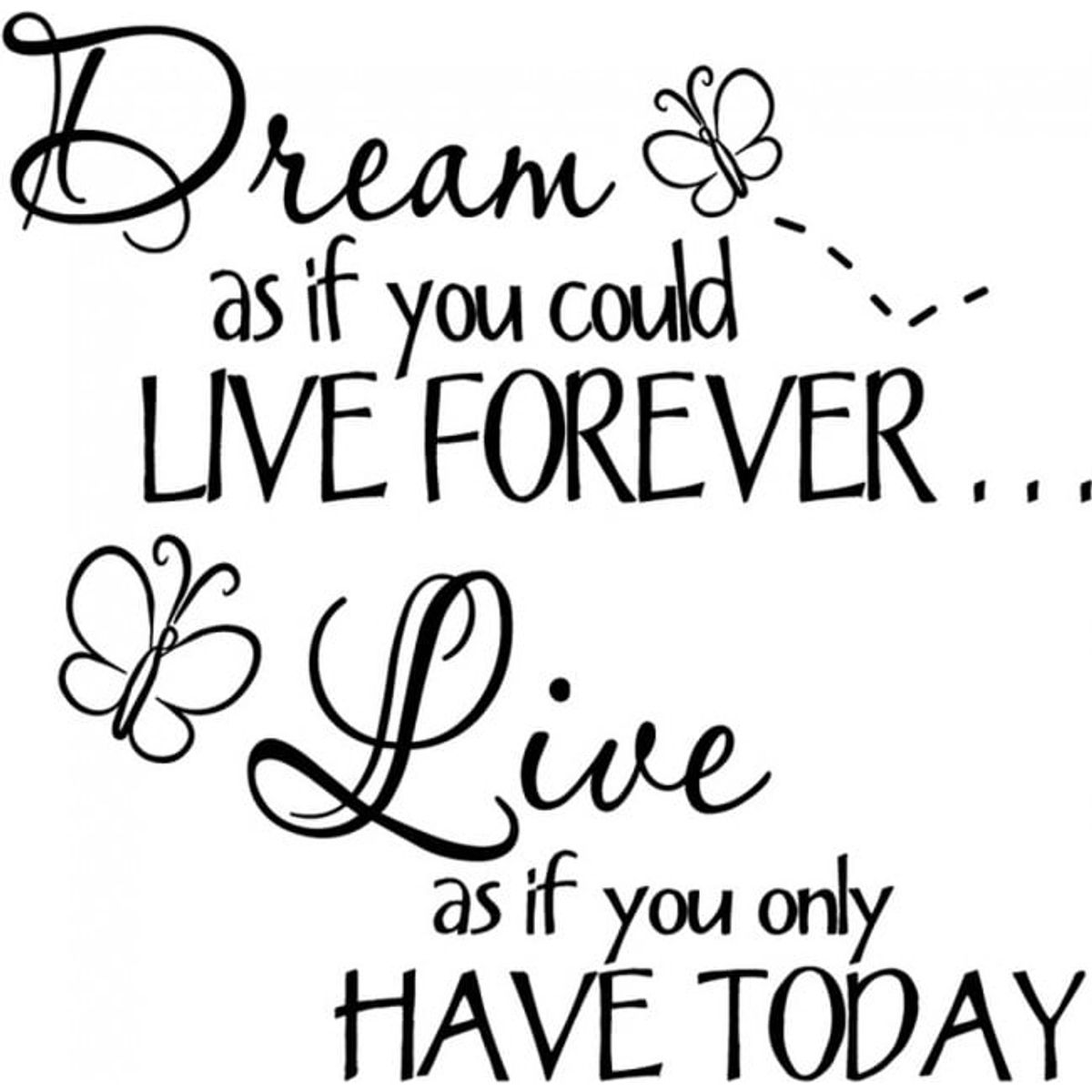 GENERICO - Decomural Live For Today Inspirational WS-17330