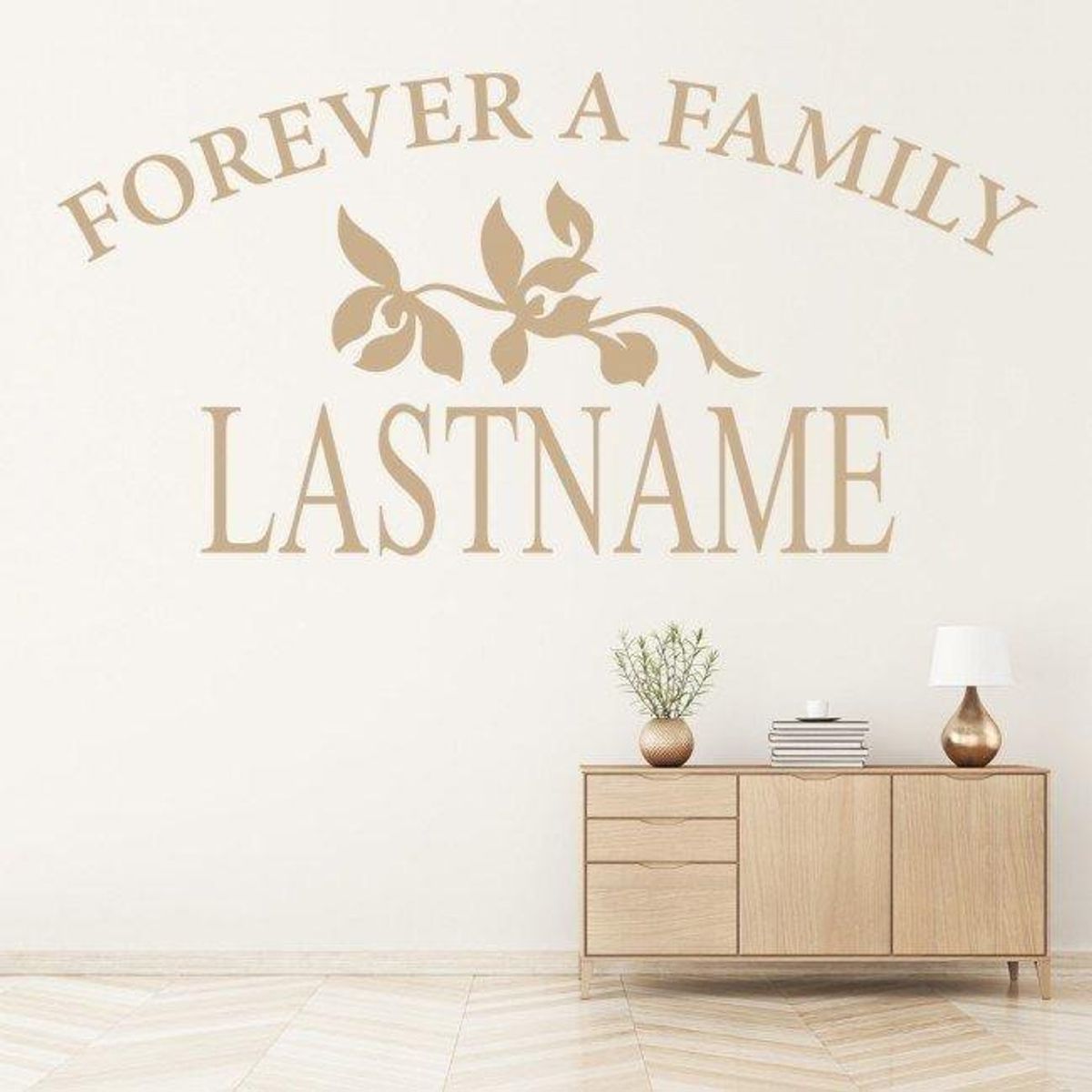 GENERICO - Decomural Personalised Family Name Family WS-17354