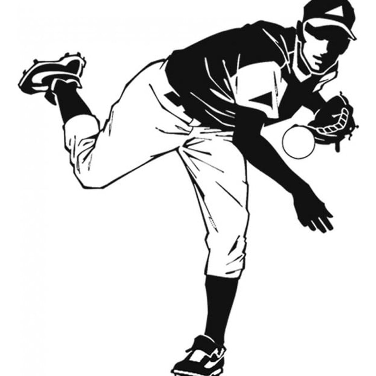 GENERICO - Decomural Baseball Pitcher American Sports WS-17363