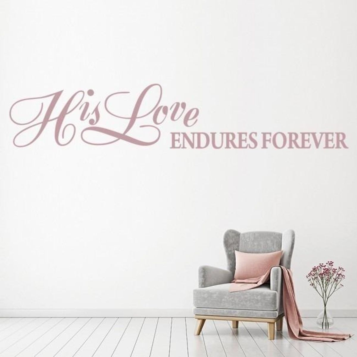 GENERICO - Decomural His Love Endures Forever Bible WS-17380