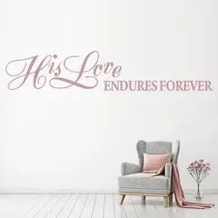 GENERICO - Decomural His Love Endures Forever Bible WS-17380