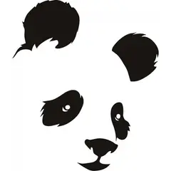 GENERICO - Decomural Panda Wild Animals WS-17405