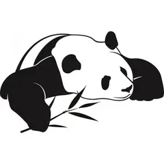 GENERICO - Decomural Panda Wild Animals Bears WS-17406