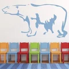 GENERICO - Decomural Large Polar Bear Arctic Animals WS-17436