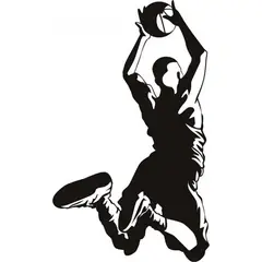 GENERICO - Decomural Basketball Slam Dunk American Sports WS-17445