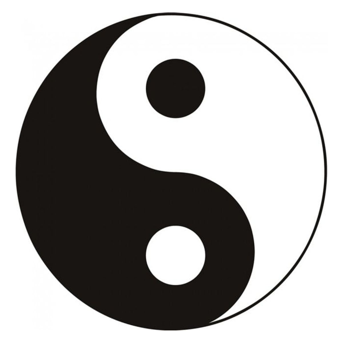 GENERICO - Decomural Ying & Yang Symbol Love Peace WS-17479