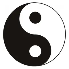 GENERICO - Decomural Ying & Yang Symbol Love Peace WS-17479