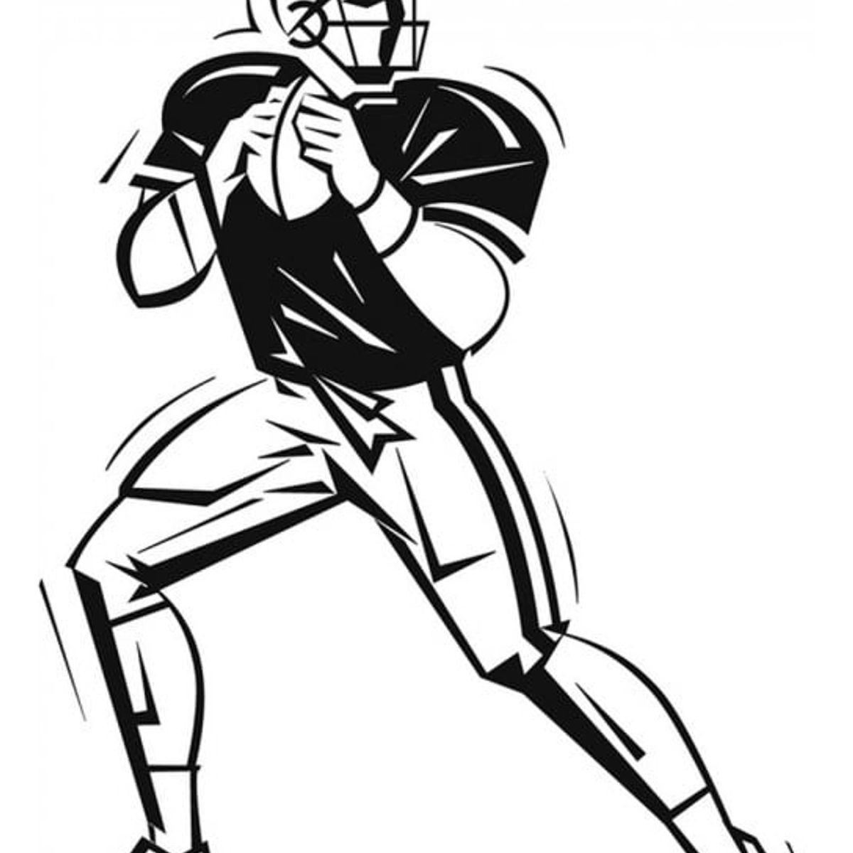 GENERICO - Decomural American Football Player Sports WS-17480