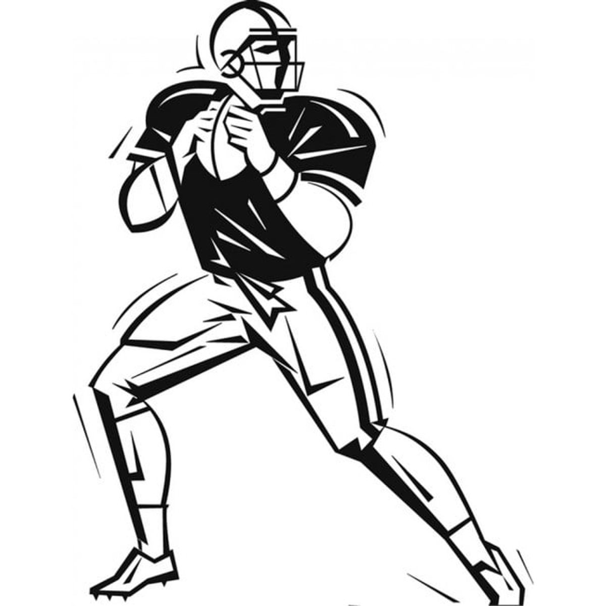 GENERICO - Decomural American Football Player Sports WS-17480