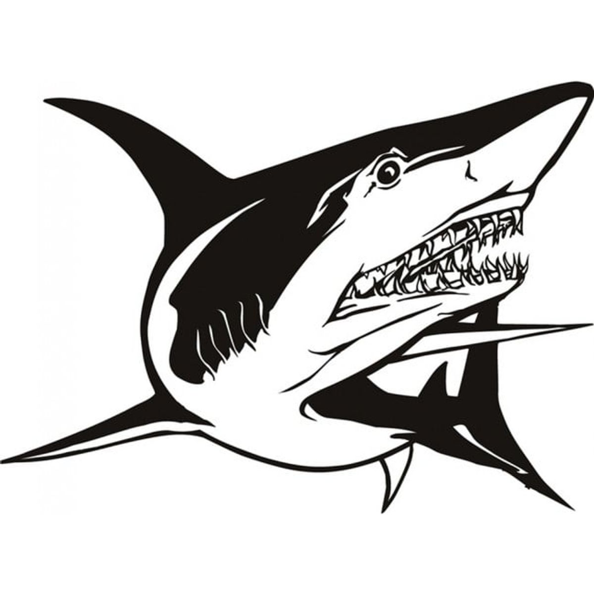 GENERICO - Decomural Great White Shark Under The Sea WS-17488