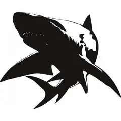 GENERICO - Decomural Great White Shark Under The Sea WS-17499