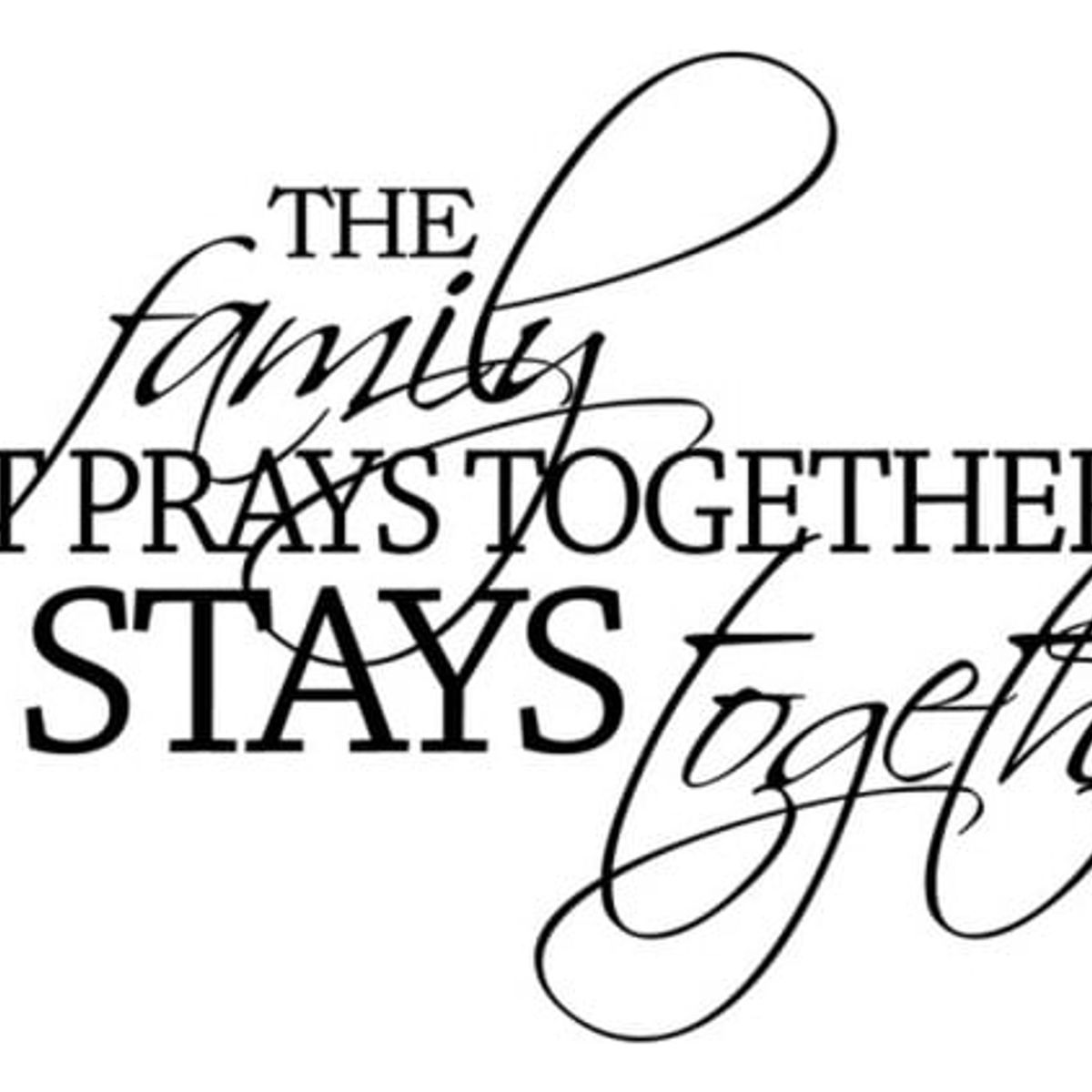 GENERICO - Decomural Family That Prays Family WS-17508