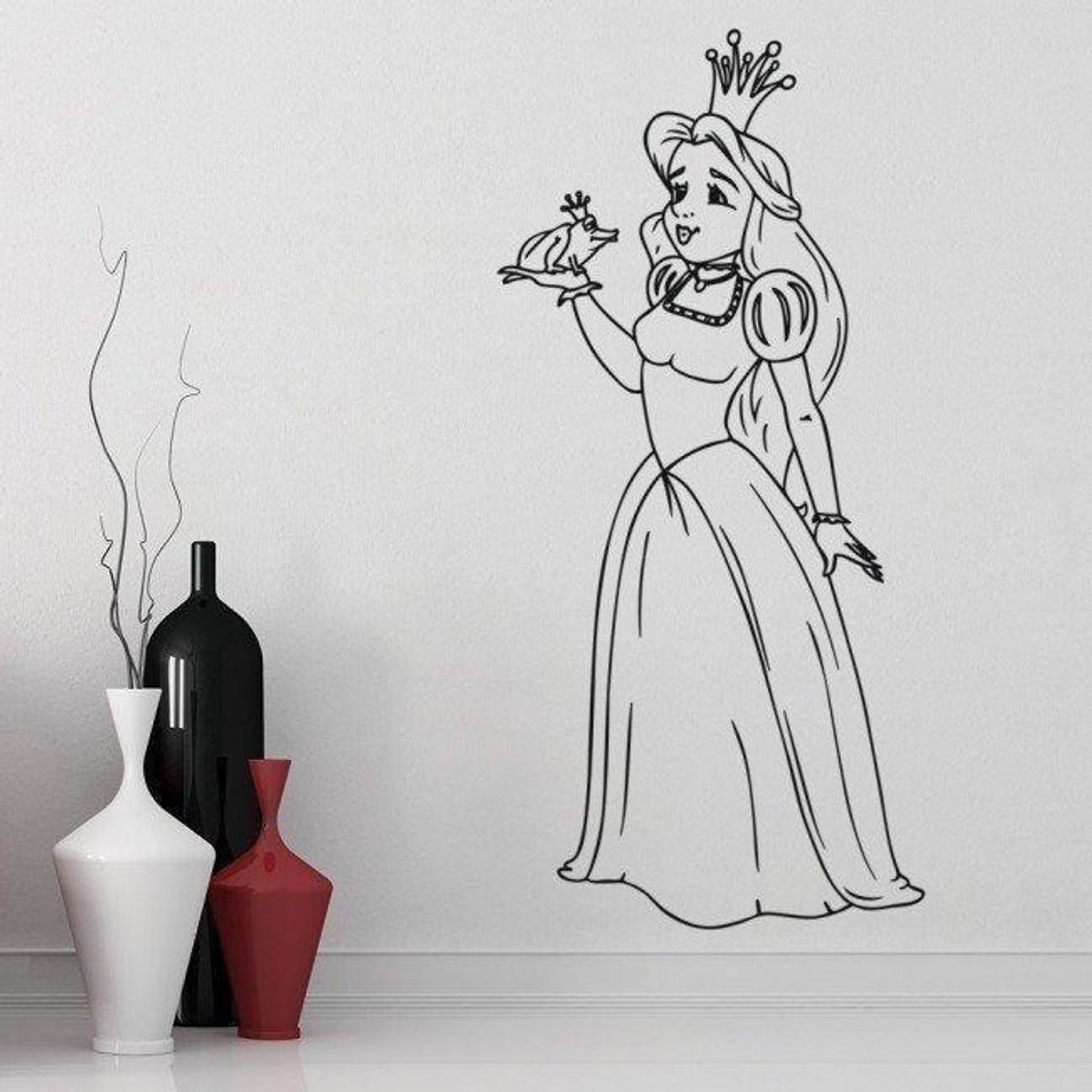 GENERICO - Decomural Fairytale Princess And The Frog WS-17513