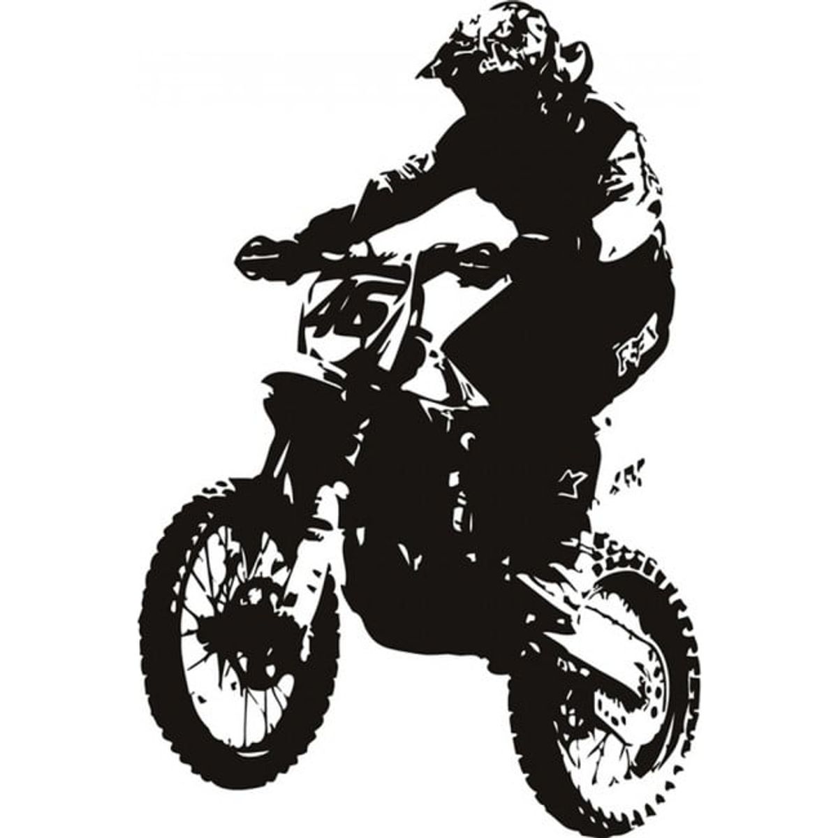 GENERICO - Decomural Dirt Bike Rider Motorbike WS-17534