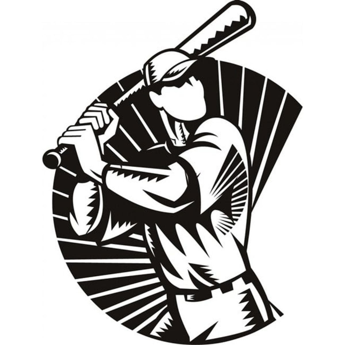 GENERICO - Decomural Baseball Player Sports WS-17536