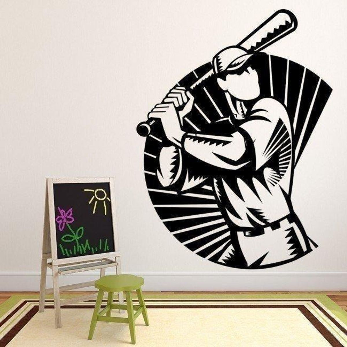 GENERICO - Decomural Baseball Player Sports WS-17536