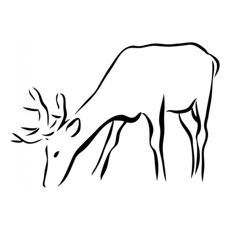 GENERICO - Decomural Stag Woodland Animals - Animals WS-17540