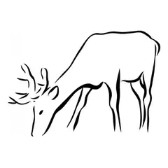 GENERICO - Decomural Stag Woodland Animals - Animals WS-17540