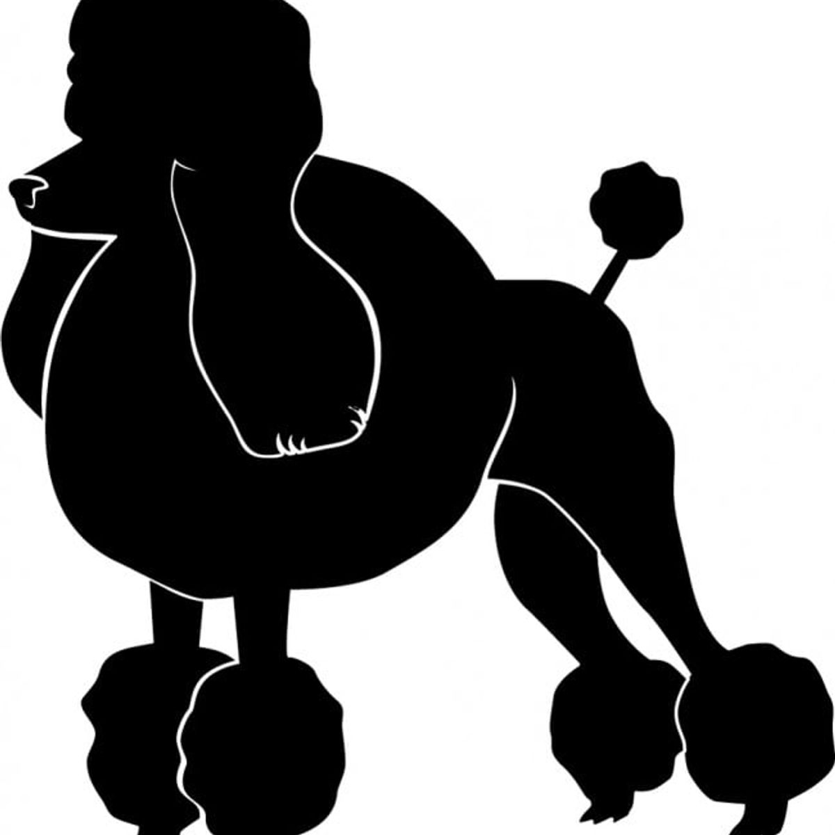 GENERICO - Decomural Poodle Dog WS-17581