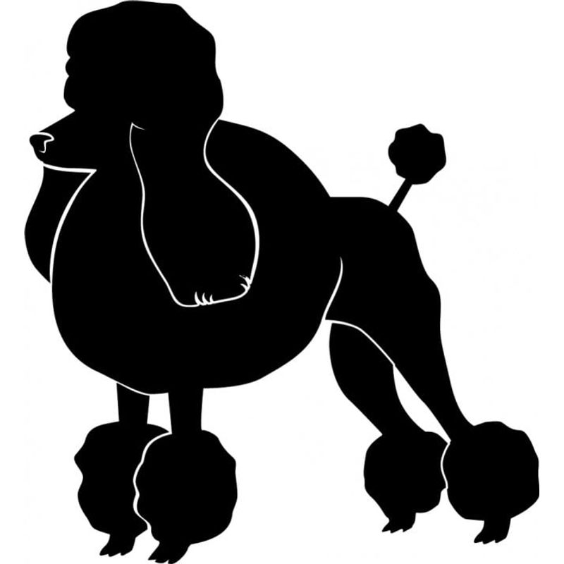 GENERICO - Decomural Poodle Dog WS-17581