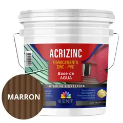 KENT - Pintura para techos Acrizinc Tineta Marron