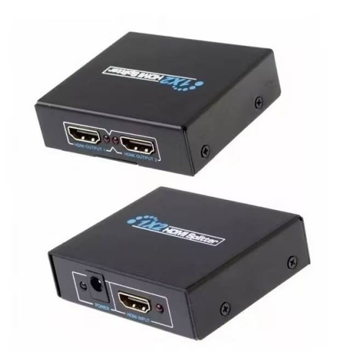 GENERICO - Splitter Hdmi 1x2 Activo 2 Salidas Tv Led Lcd 1080p Hd
