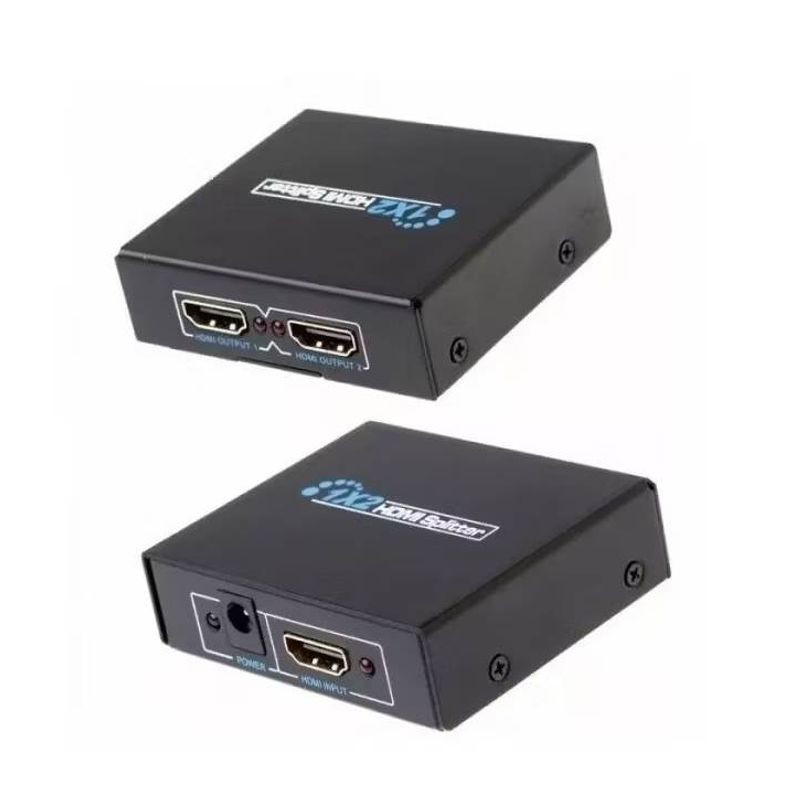 GENERICO - Splitter Hdmi 1x2 Activo 2 Salidas Tv Led Lcd 1080p Hd