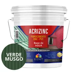 KENT - Pintura para techos Acrizinc Tineta Verde Musgo