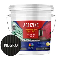 KENT - Pintura para techos Acrizinc Tineta Negro