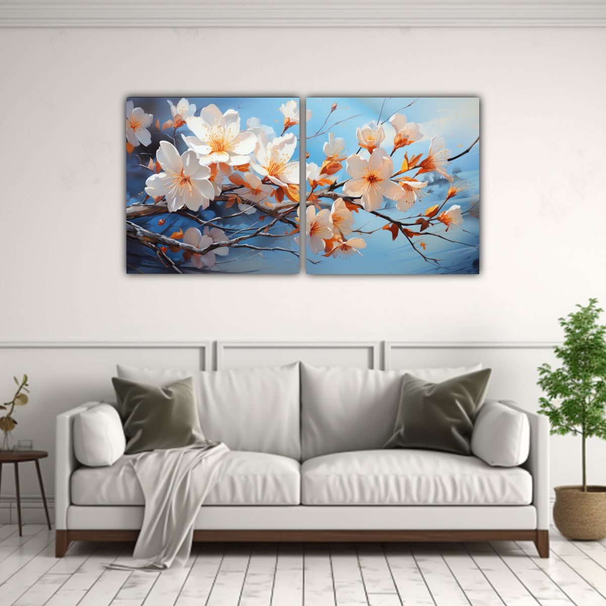 GENERICO - Conjunto De Telas En Bastidor Colores 100x50 Cm