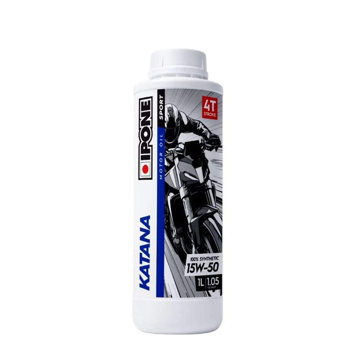 IPONE - Aceite Moto 4t Ipone 15w50 100% Sintetico Full Power Katana