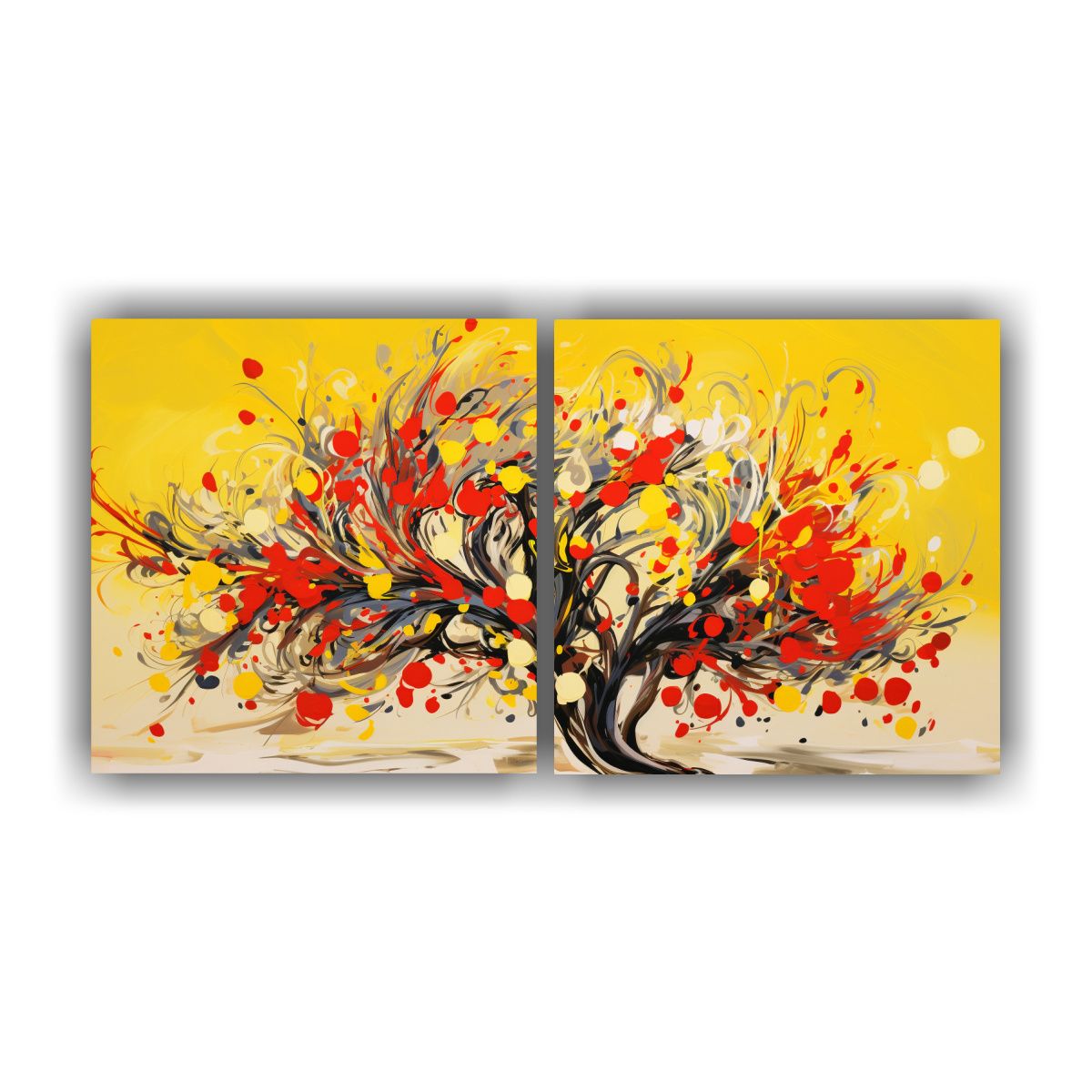 GENERICO - Cuadros Inspiración Creatividad Árbol Olivo En 60x30 Cm
