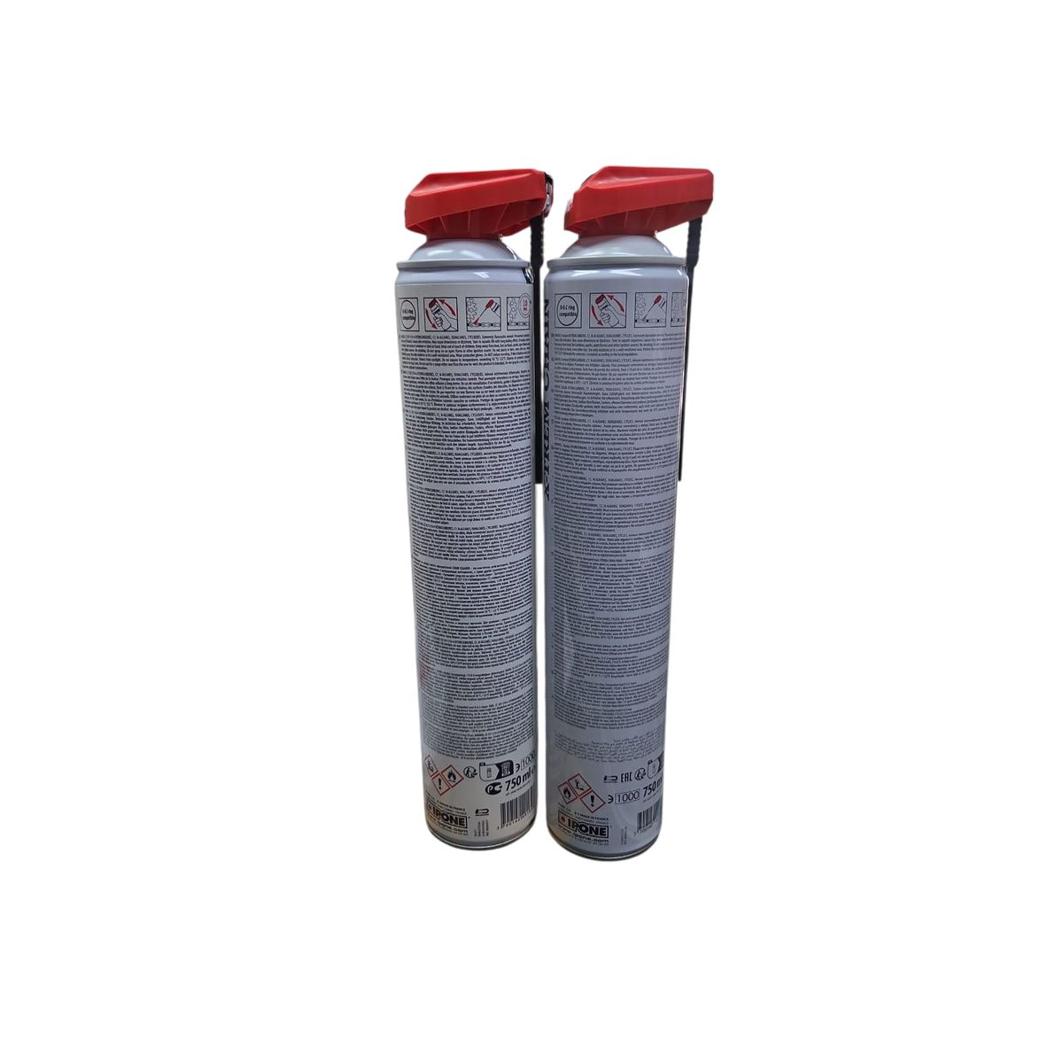 IPONE - Lubricante De Cadena Moto + Desengrasante Ipone 750ml