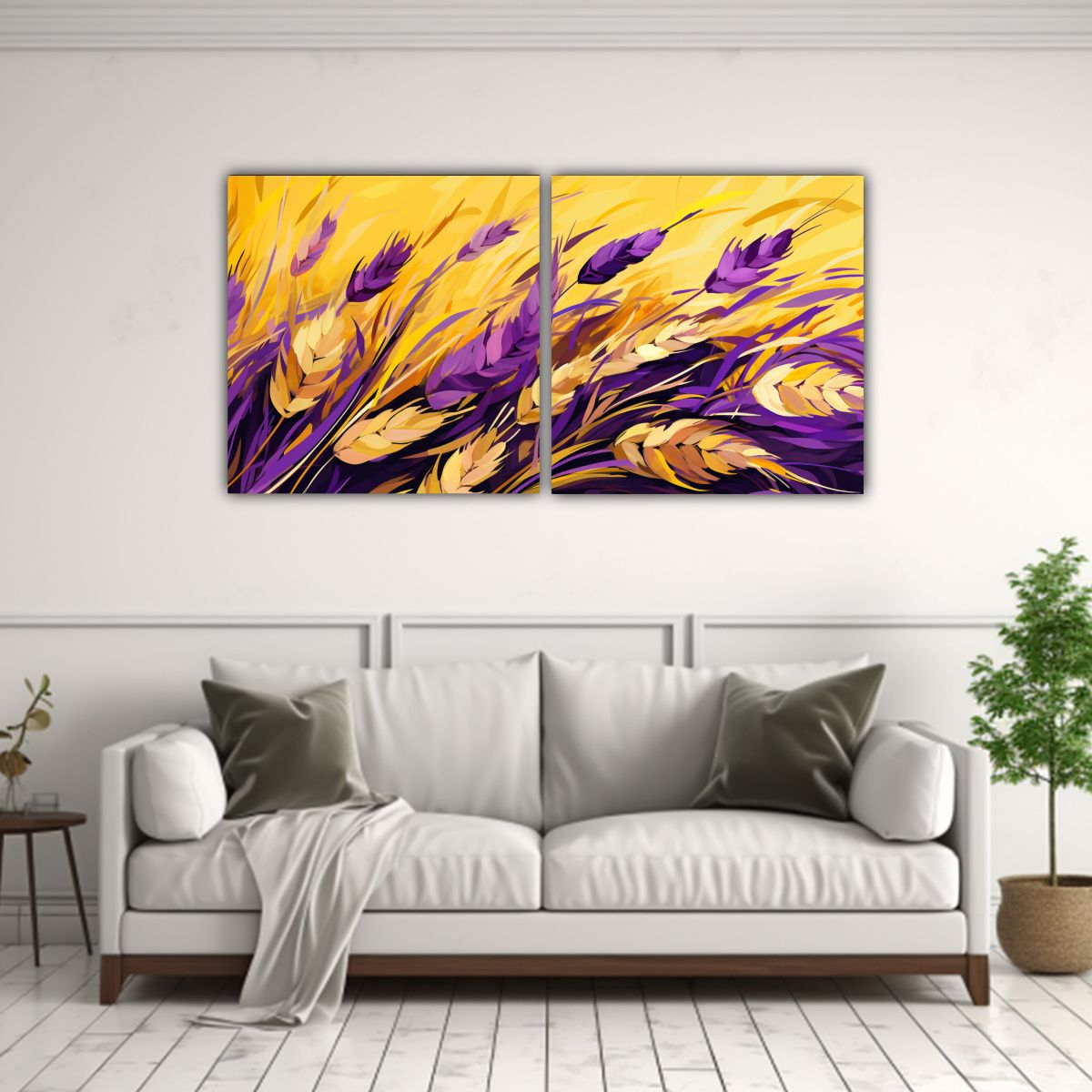 GENERICO - Artes De Pared Calidos Con Granos De Arroz En 100x50 Cm