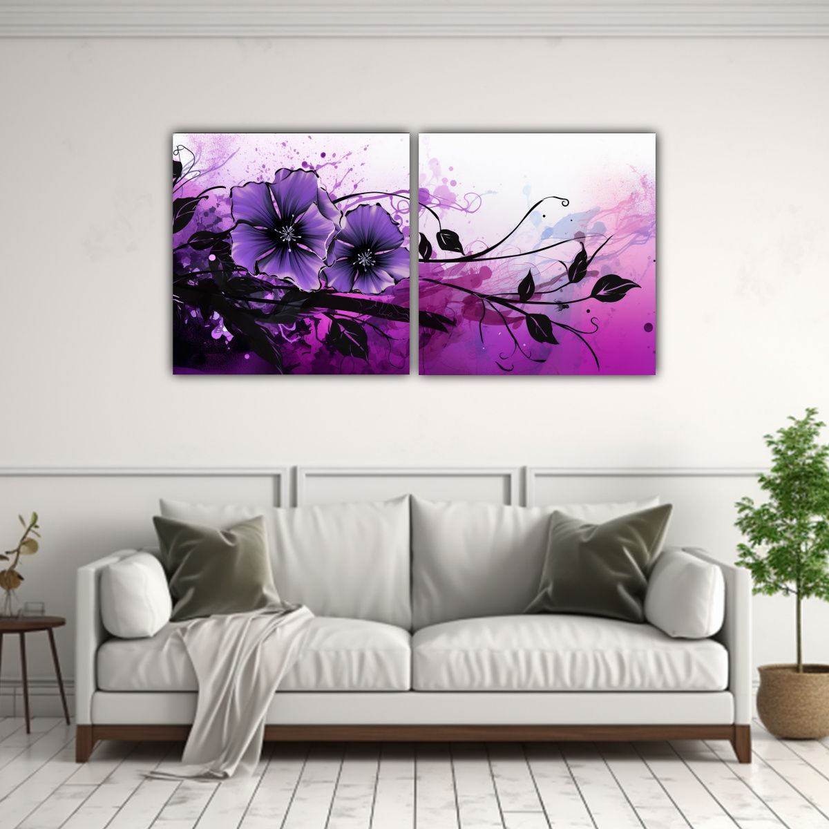 GENERICO - Pinturas Decorativas En Estilo Neonoir Con 80x40 Cm