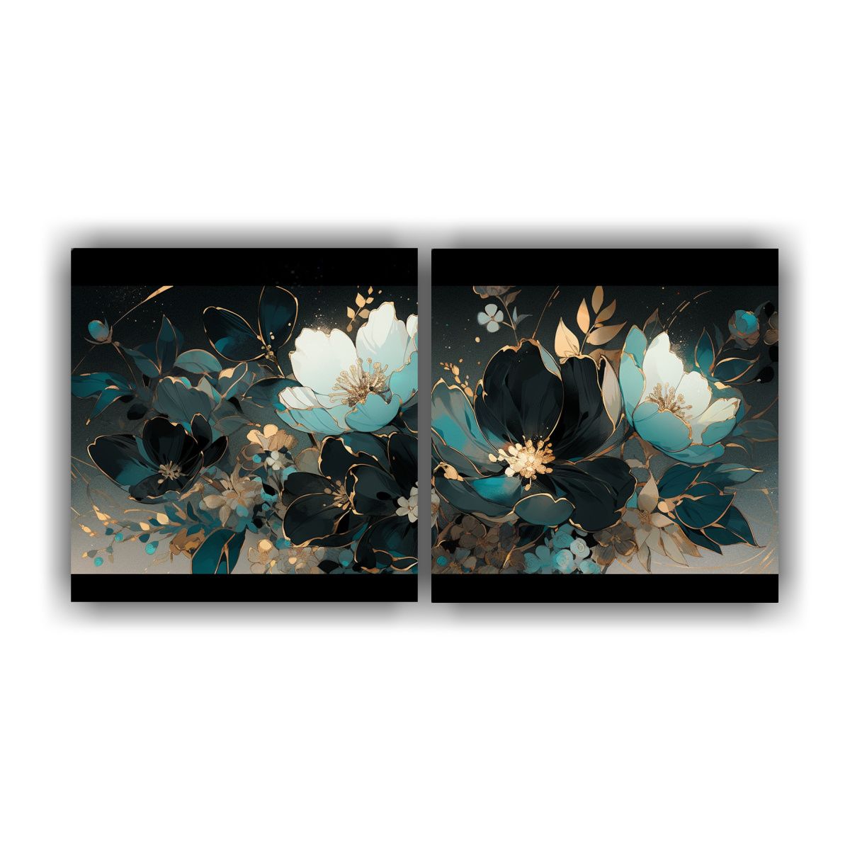 GENERICO - Cuadroes De Decoración En Estilo Neonoir Con 100x50 Cm