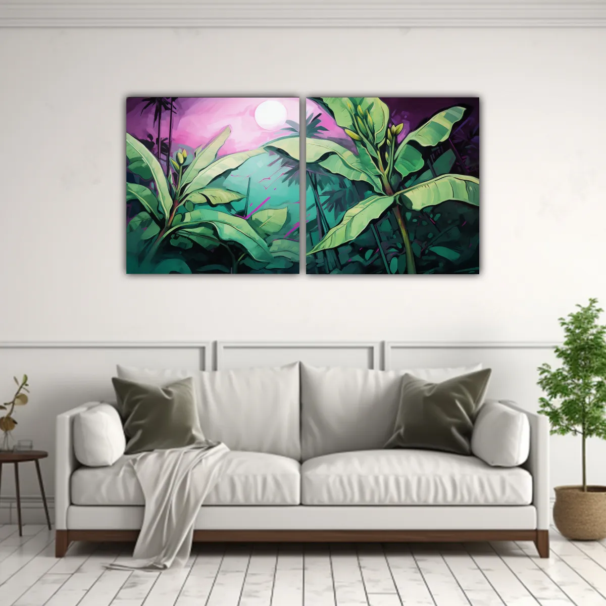 GENERICO - Pintura Decorativa De Imagen Armonía Con Un 100x50 Cm