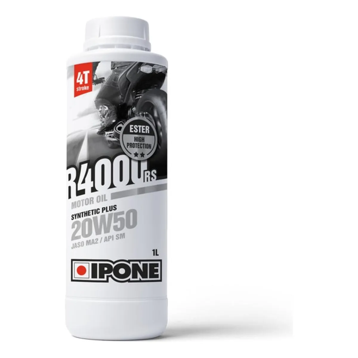 IPONE - Aceite De Moto 20w 50 Semi Sintético Ipone 4t 1l Original